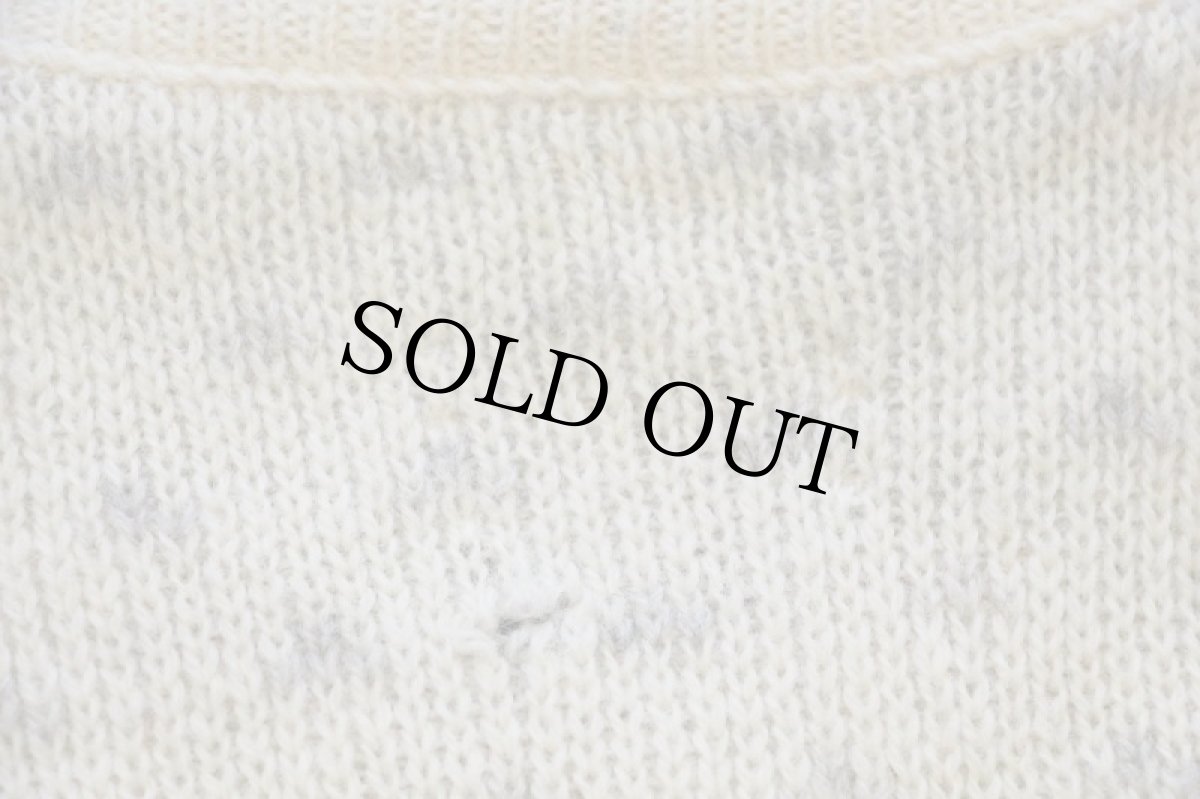 画像6: 70s USA製 PENDLETONペンドルトン バッファロー柄 ジャガード ウールニット セーター ナチュラル L (6)