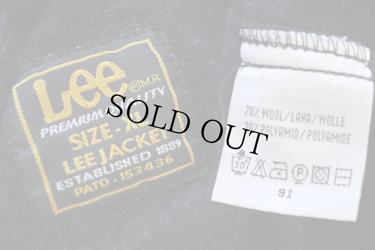 画像4: Leeリー 無地 ウール混 シャツジャケット チャコールグレー XL★ユーロ (4)