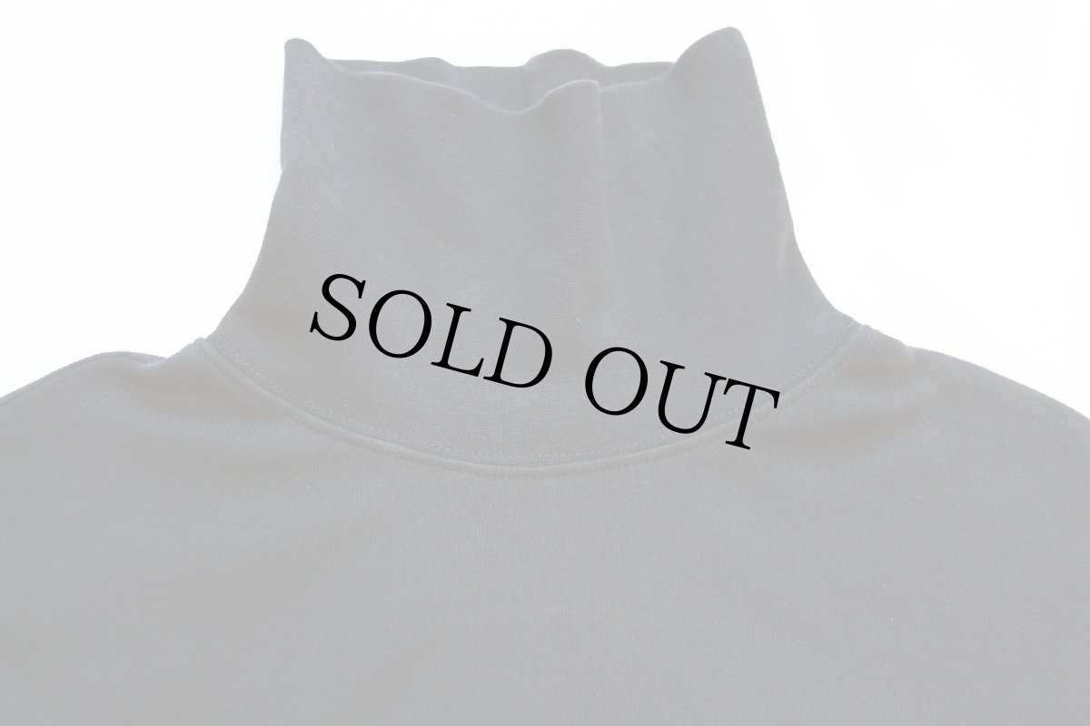 画像6: 00s Columbiaコロンビア ロゴ刺繍 タートルネック コットン カットソー 黒 S (6)