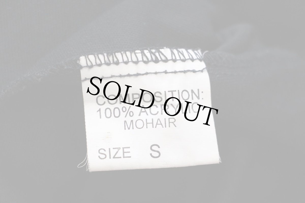 画像4: UNKNOWN スクエア モチーフ アクリルモヘヤ ニットスカート S★カギ編み (4)