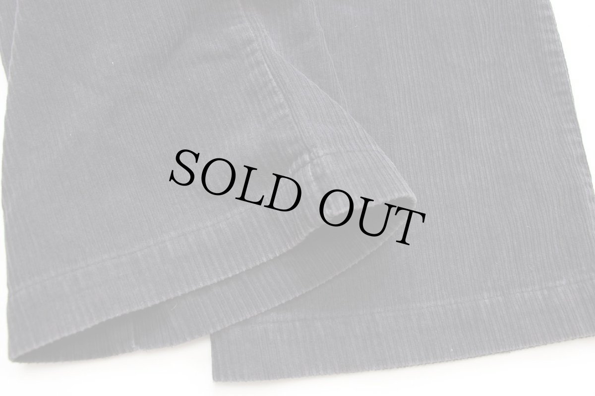 画像7: デッドストック★RIFLE ランダム 太畝 コーデュロイ カーゴパンツ 薄黒 w36 L35 (7)