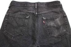 画像5: Levi'sリーバイス 505 ブラック デニムパンツ ペンキ飛び w29 L32★SDP2342 (5)