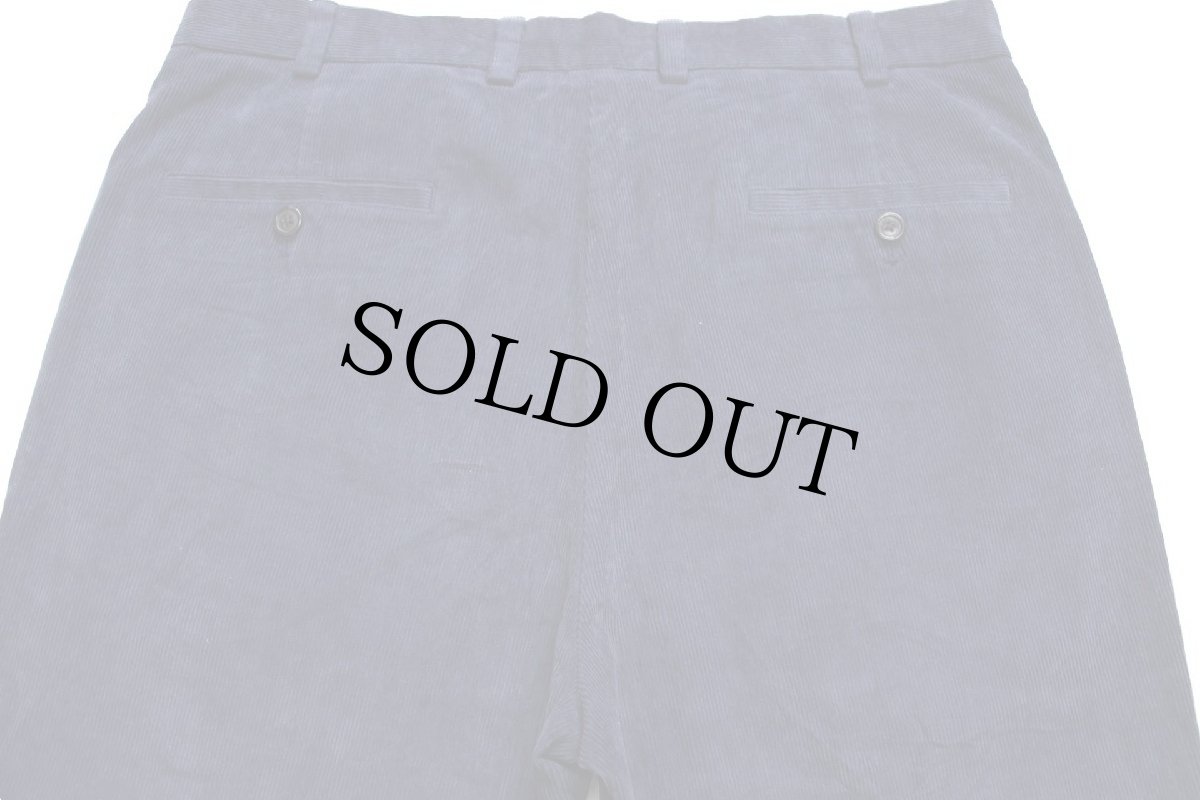 画像5: Brooks Brothersブルックスブラザーズ 346 CLARK コットン コーデュロイパンツ 薄紺 w36 L30★スラックス (5)