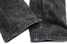 画像10: Levi'sリーバイス 505 ブラック デニムパンツ ペンキ飛び w29 L32★SDP2342 (10)