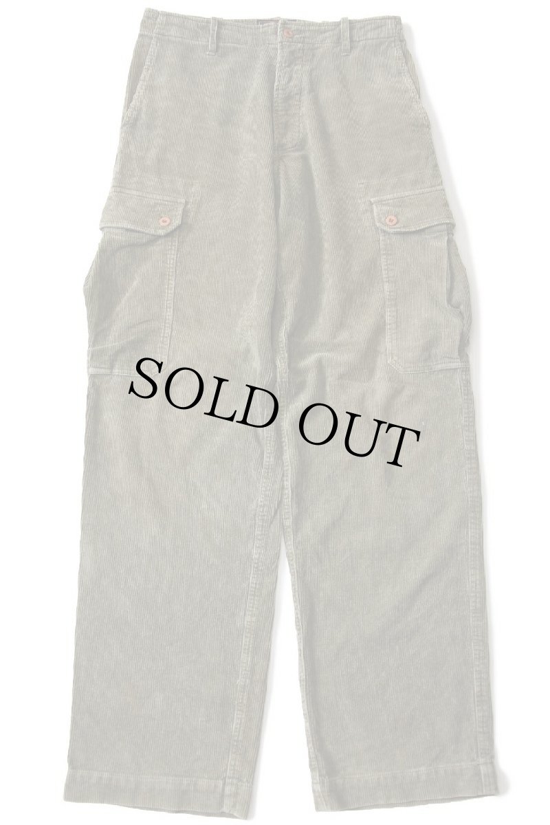 画像2: WOOLRICH JOHN RICH&BROS. コットン 太畝 コーデュロイ カーゴパンツ オリーブグリーン 30 (2)