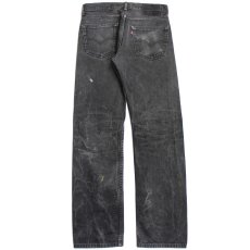 画像3: Levi'sリーバイス 505 ブラック デニムパンツ ペンキ飛び w29 L32★SDP2342 (3)