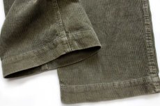 画像7: WOOLRICH JOHN RICH&BROS. コットン 太畝 コーデュロイ カーゴパンツ オリーブグリーン 30 (7)