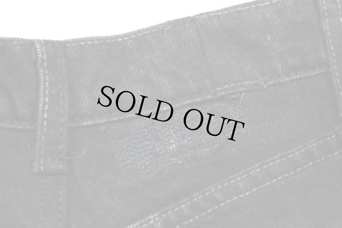 画像6: 90s USA製 Levi'sリーバイス ブラック デニムパンツ カスタム w34★SDP2326 (6)