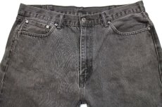 画像4: Levi'sリーバイス 505 パッチワーク リペア ブラック デニムパンツ w38 L30★SDP2350 (4)