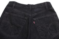 画像5: 90s USA製 Levi'sリーバイス ブラック デニムパンツ カスタム w34★SDP2326 (5)