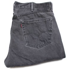 画像1: Levi'sリーバイス 505 ブラック デニムパンツ フェード w40 L30★SDP2358 (1)