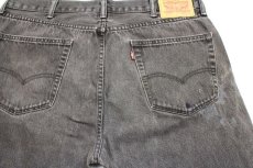 画像5: Levi'sリーバイス 505 パッチワーク リペア ブラック デニムパンツ w38 L30★SDP2350 (5)