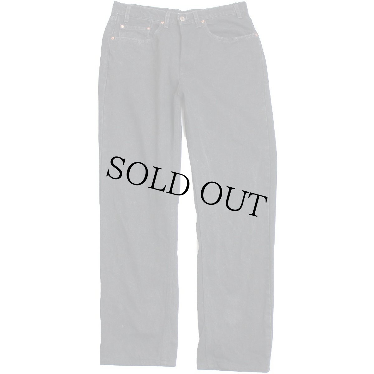 画像2: 90s USA製 Levi'sリーバイス ブラック デニムパンツ カスタム w34★SDP2326 (2)