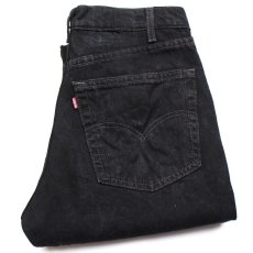 画像1: 90s USA製 Levi'sリーバイス ブラック デニムパンツ カスタム w34★SDP2326 (1)