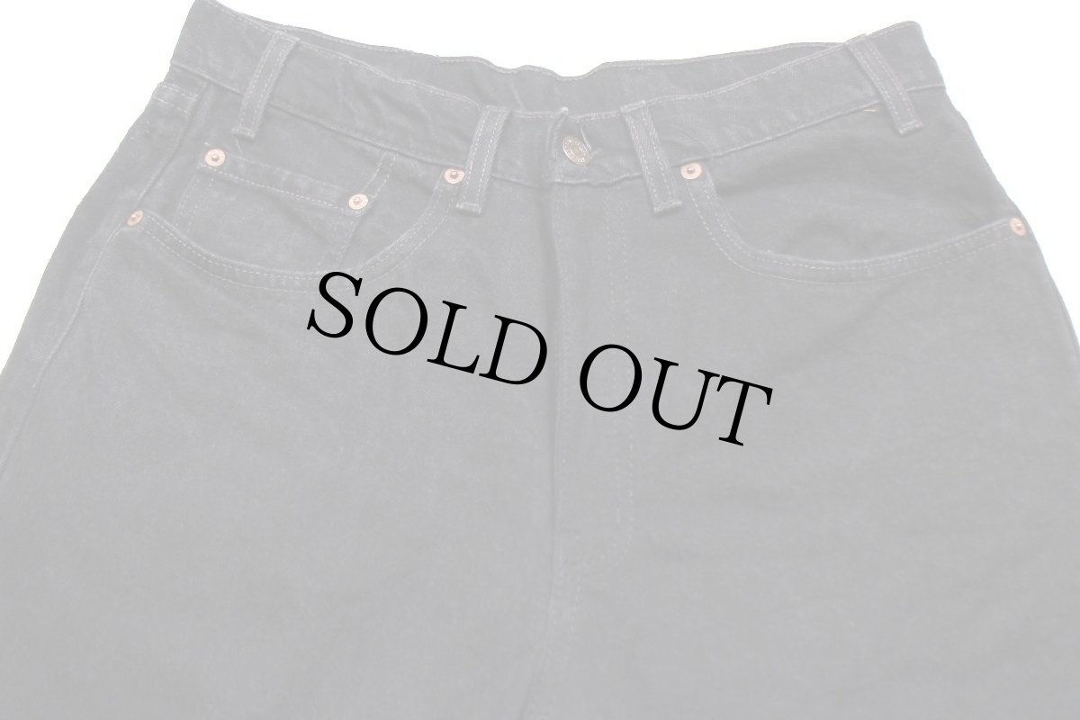 画像4: 90s USA製 Levi'sリーバイス ブラック デニムパンツ カスタム w34★SDP2326 (4)