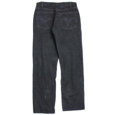 画像3: 90s USA製 Levi'sリーバイス ブラック デニムパンツ カスタム w34★SDP2326 (3)