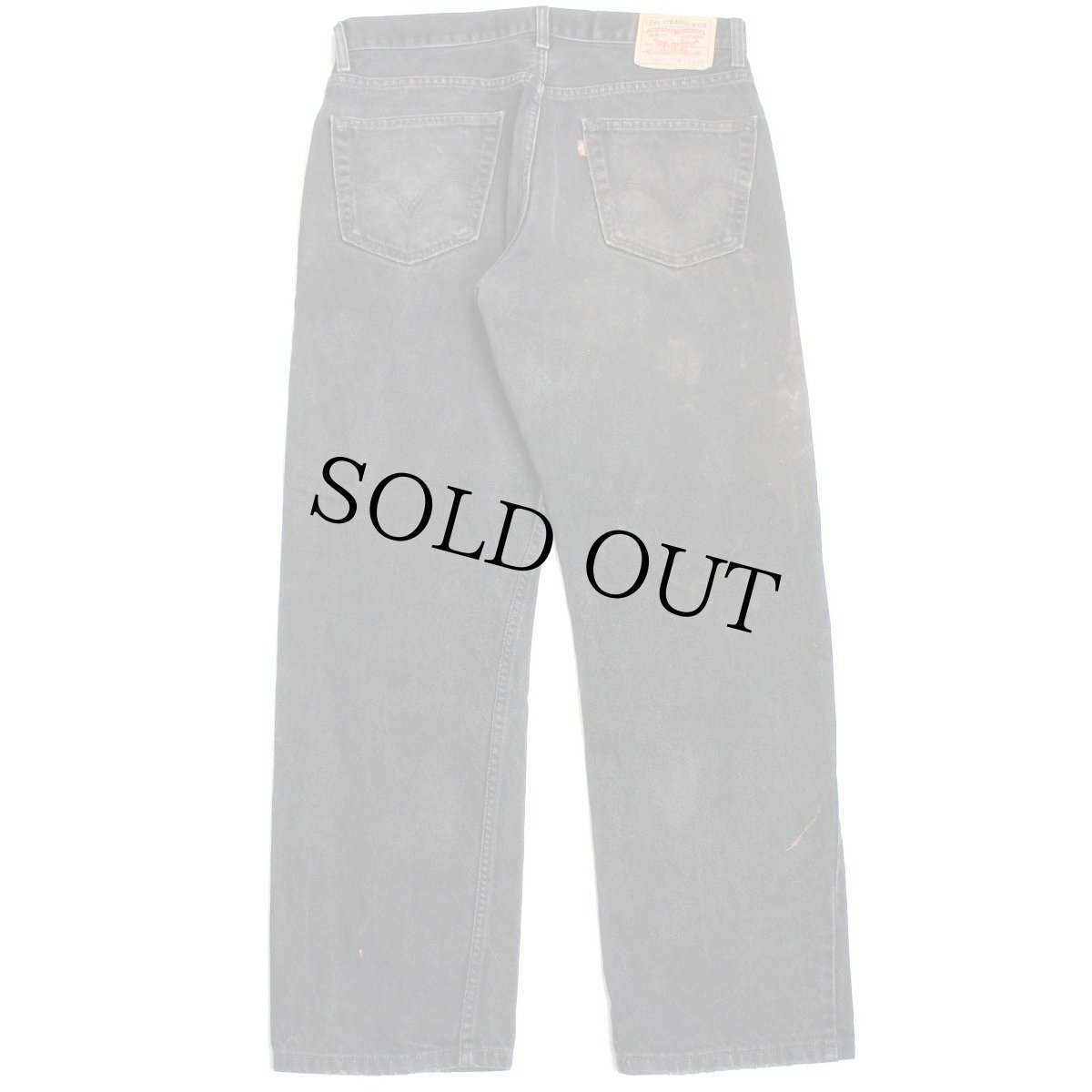 画像3: 00s メキシコ製 Levi'sリーバイス 505 ブラック デニムパンツ ペンキ飛び w34 L30★SDP2319 (3)