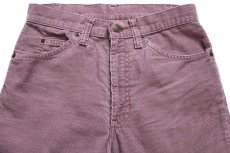 画像4: 80s USA製 Levi'sリーバイス 517 コーデュロイパンツ ラベンダー w29★ブーツカット (4)