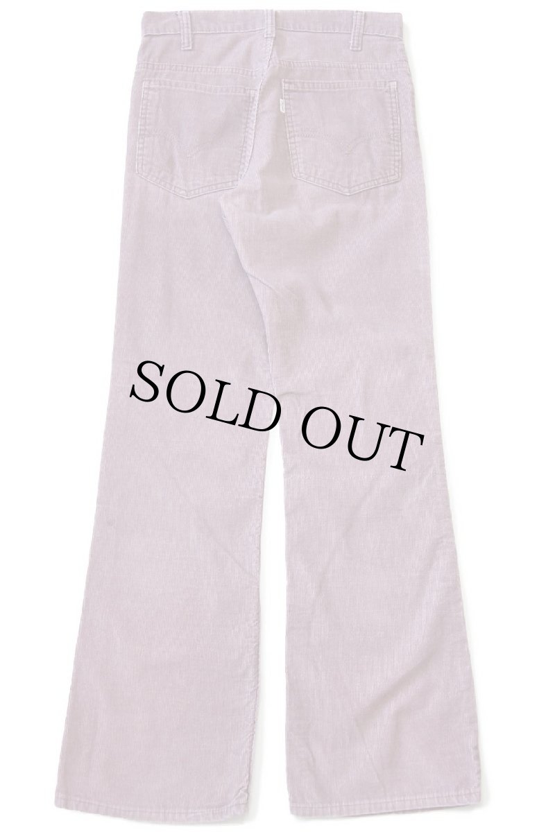 画像3: 80s USA製 Levi'sリーバイス 517 コーデュロイパンツ ラベンダー w29★ブーツカット (3)