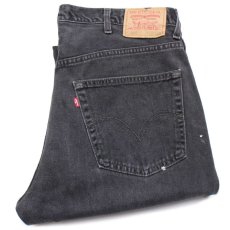 画像1: 00s カナダ製 Levi'sリーバイス 505 ブラック デニムパンツ w38★SDP2364 (1)