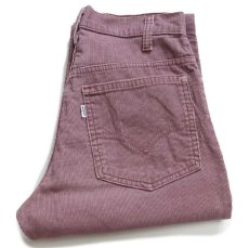 画像1: 80s USA製 Levi'sリーバイス 517 コーデュロイパンツ ラベンダー w29★ブーツカット (1)