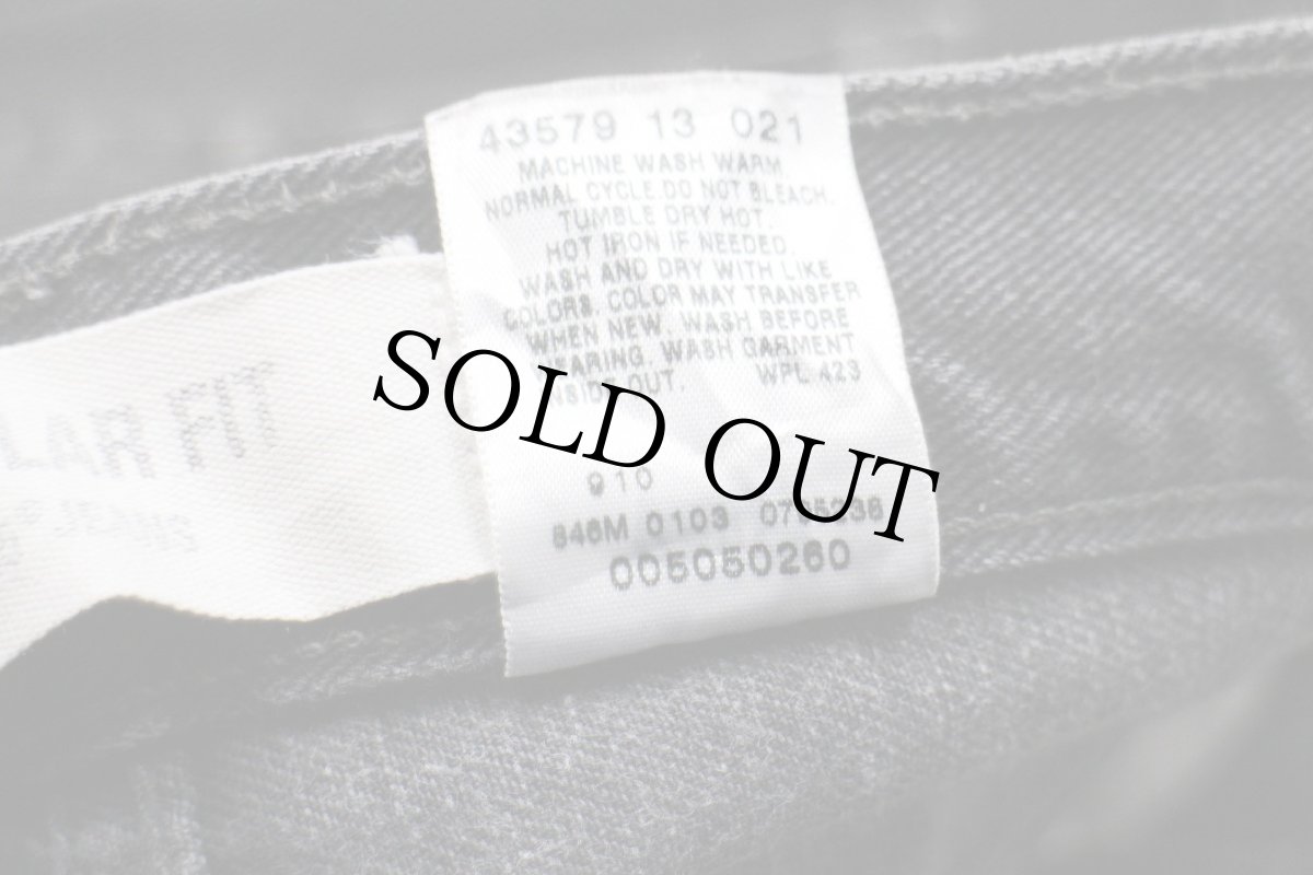 画像7: 00s カナダ製 Levi'sリーバイス 505 ブラック デニムパンツ w38★SDP2364 (7)