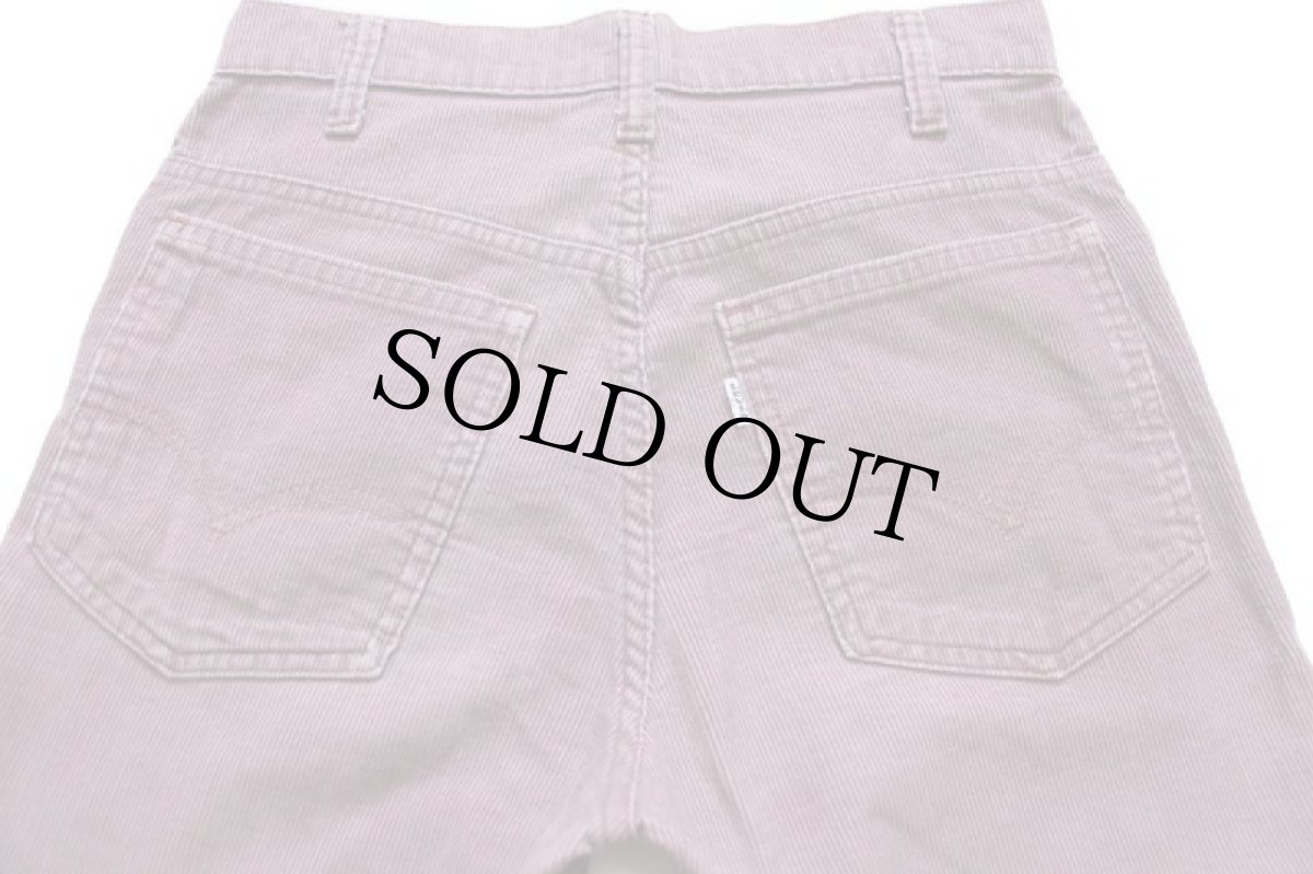 画像5: 80s USA製 Levi'sリーバイス 517 コーデュロイパンツ ラベンダー w29★ブーツカット (5)