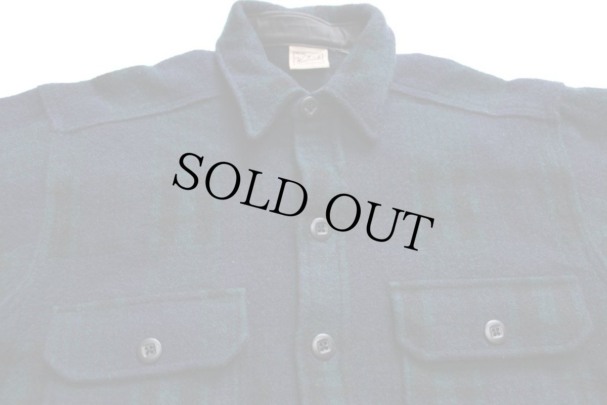 画像3: 90s Woolrichウールリッチ チェック ウールシャツ (3)