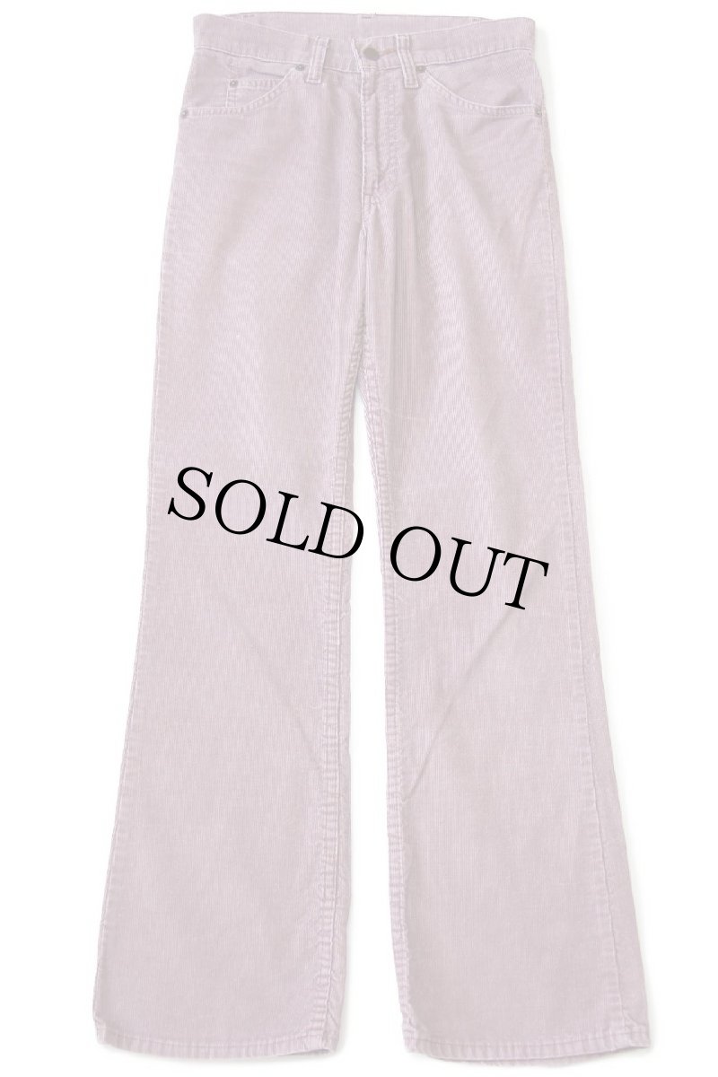 画像2: 80s USA製 Levi'sリーバイス 517 コーデュロイパンツ ラベンダー w29★ブーツカット (2)