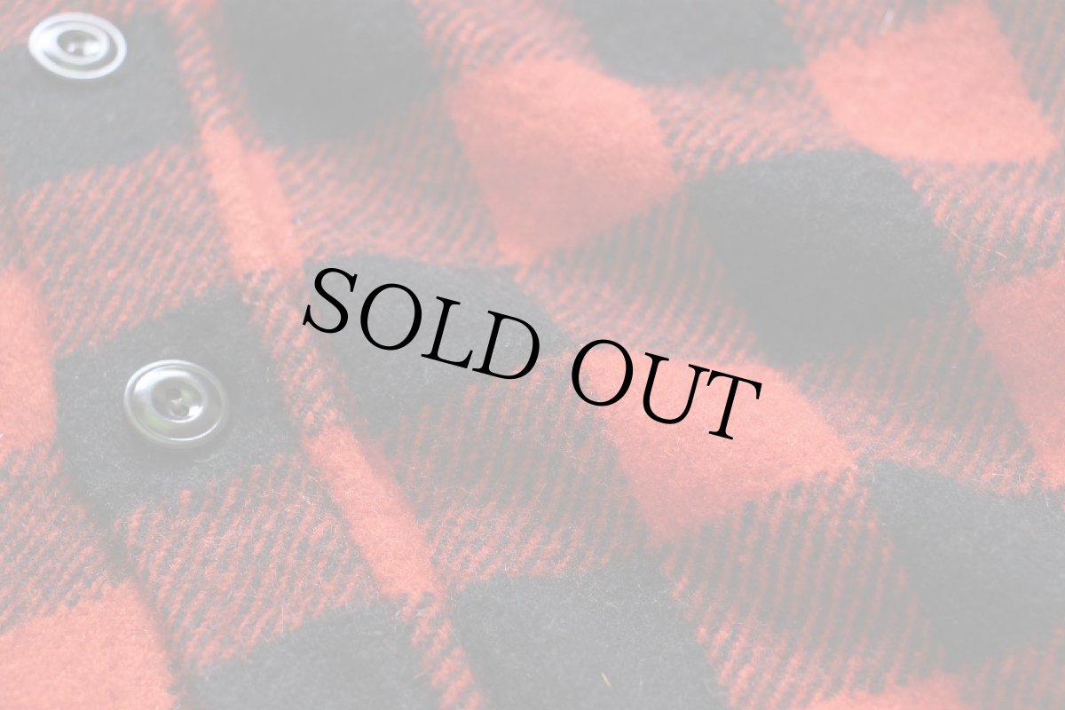 画像5: 70s FROSTPROOF バッファローチェック ウールシャツ 赤×黒 15.5 (5)