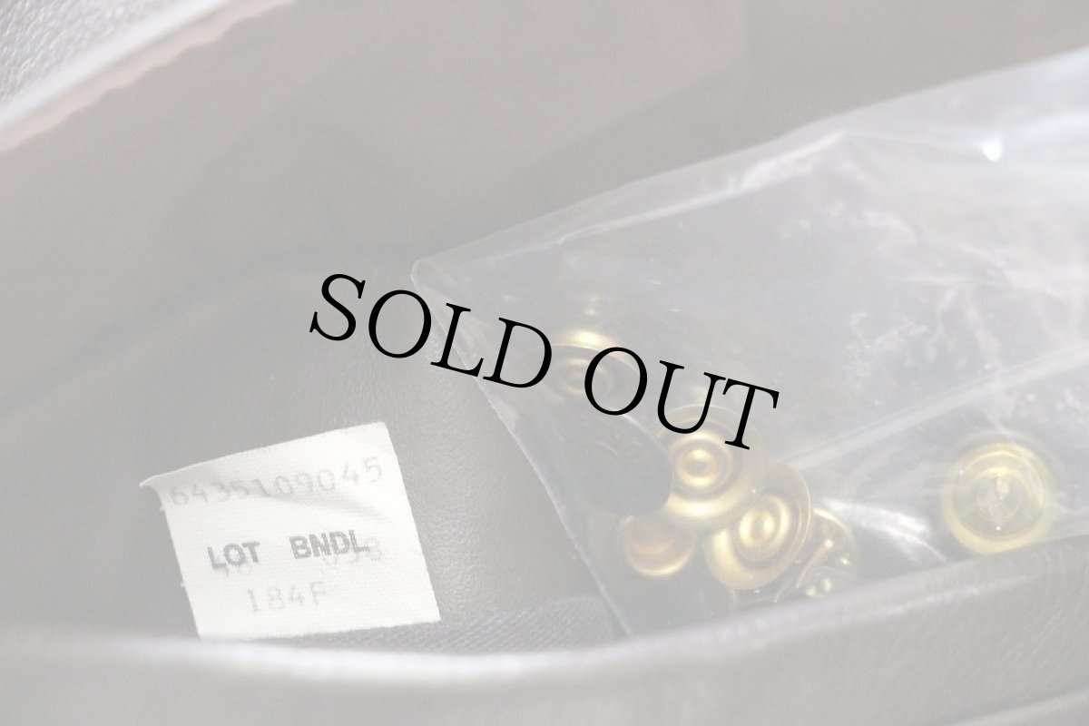 画像5: USA製 Schottショット A-2タイプ 184F ロゴ刺繍 襟ボア&ライナー付き フライト レザージャケット 焦げ茶 48 (5)