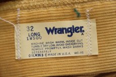 画像6: デッドストック★70s USA製 Wranglerラングラー 1W500 コーデュロイパンツ 薄茶 32 LONG (6)