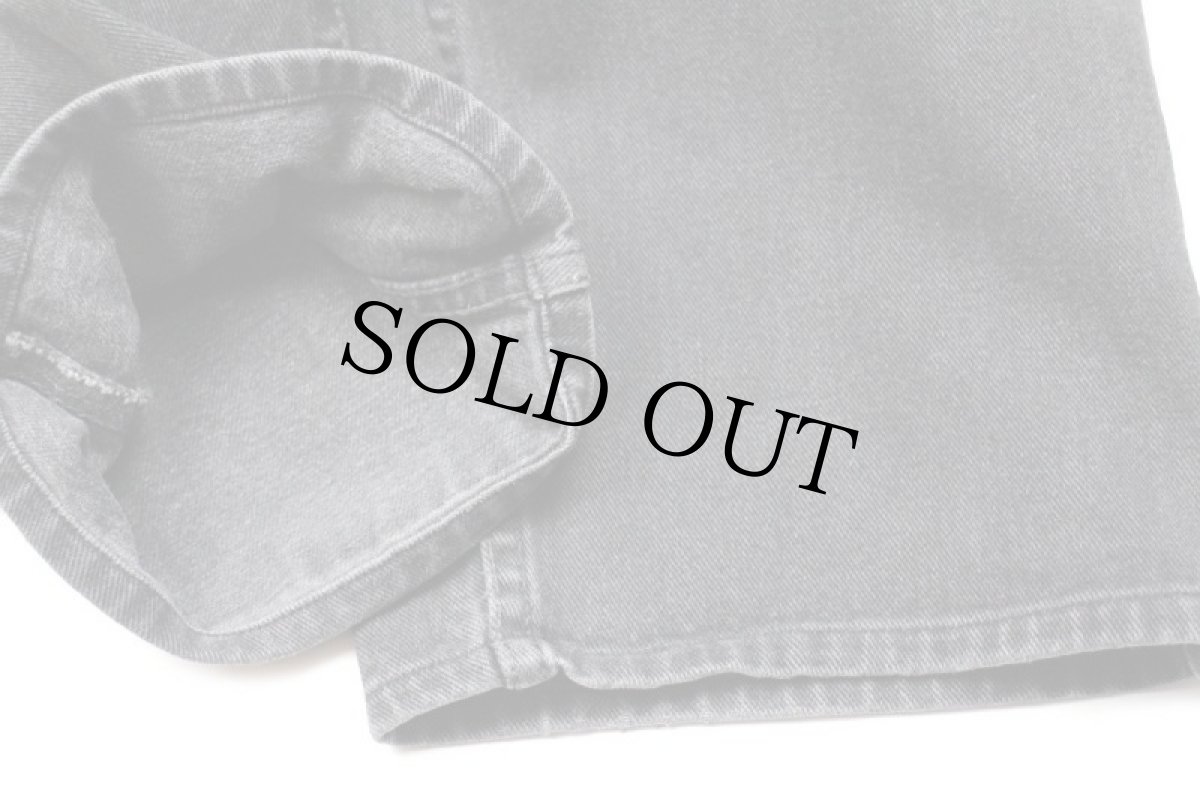 画像9: 00s カナダ製 Levi'sリーバイス 505 ブラック デニムパンツ w38★SDP2364 (9)