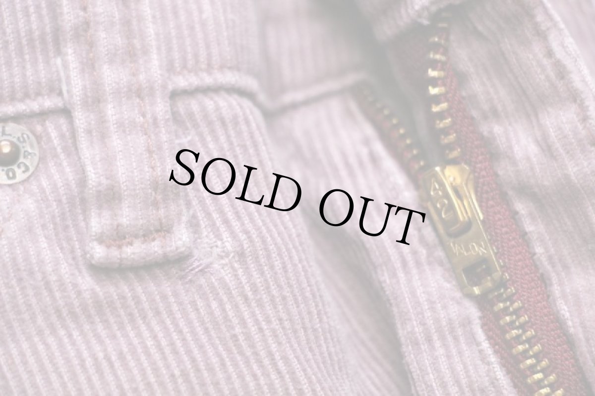 画像7: 80s USA製 Levi'sリーバイス 517 コーデュロイパンツ ラベンダー w29★ブーツカット (7)