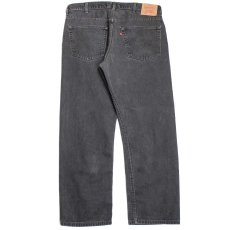 画像3: 00s カナダ製 Levi'sリーバイス 505 ブラック デニムパンツ w38 L30★SDP2349 (3)