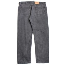 画像3: 90s USA製 Levi'sリーバイス 505 ブラック デニムパンツ w42 L30★SDP2344 (3)