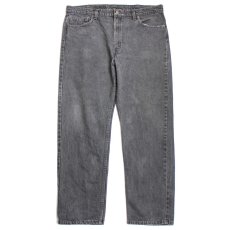 画像2: 90s USA製 Levi'sリーバイス 505 ブラック デニムパンツ w42 L30★SDP2344 (2)