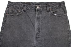 画像4: 90s USA製 Levi'sリーバイス 505 ブラック デニムパンツ w42 L30★SDP2344 (4)