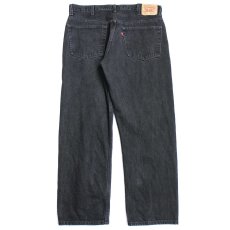 画像3: 00s Levi'sリーバイス 505 ブラック デニムパンツ w38 L30★SDP2368 (3)