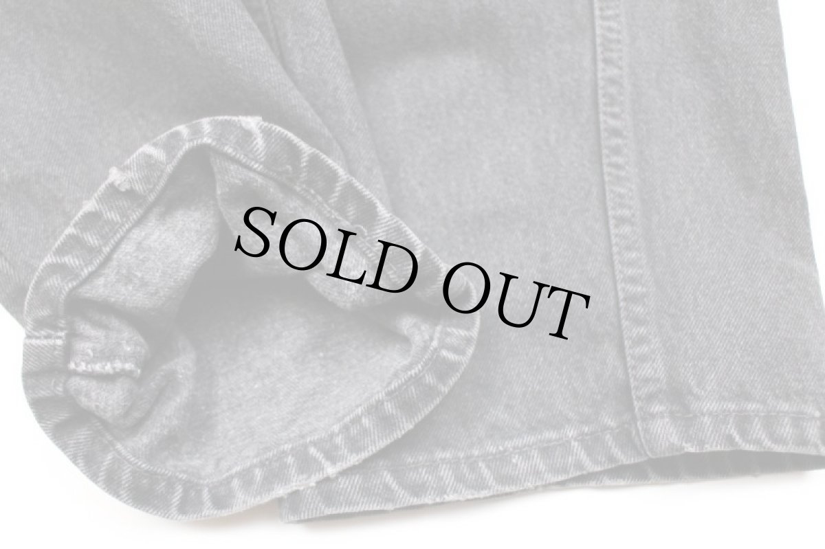 画像8: 90s USA製 Levi'sリーバイス 505 ブラック デニムパンツ w42 L30★SDP2344 (8)