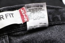 画像7: 00s Levi'sリーバイス 505 ブラック デニムパンツ w38 L30★SDP2368 (7)