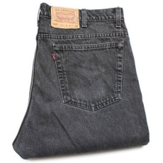 画像1: 90s USA製 Levi'sリーバイス 505 ブラック デニムパンツ w42 L30★SDP2344 (1)