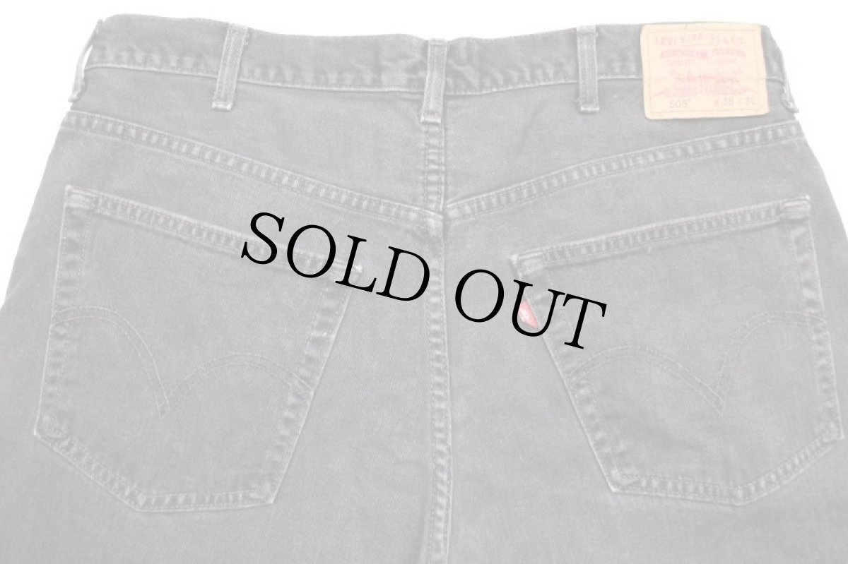 画像5: 00s カナダ製 Levi'sリーバイス 505 ブラック デニムパンツ w38 L30★SDP2349 (5)
