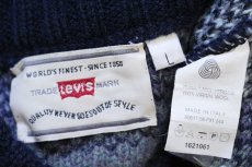 画像4: 90s イタリア製 Levi'sリーバイス ネイティブ柄 ジャガード ウールニット セーター L★ユーロ (4)