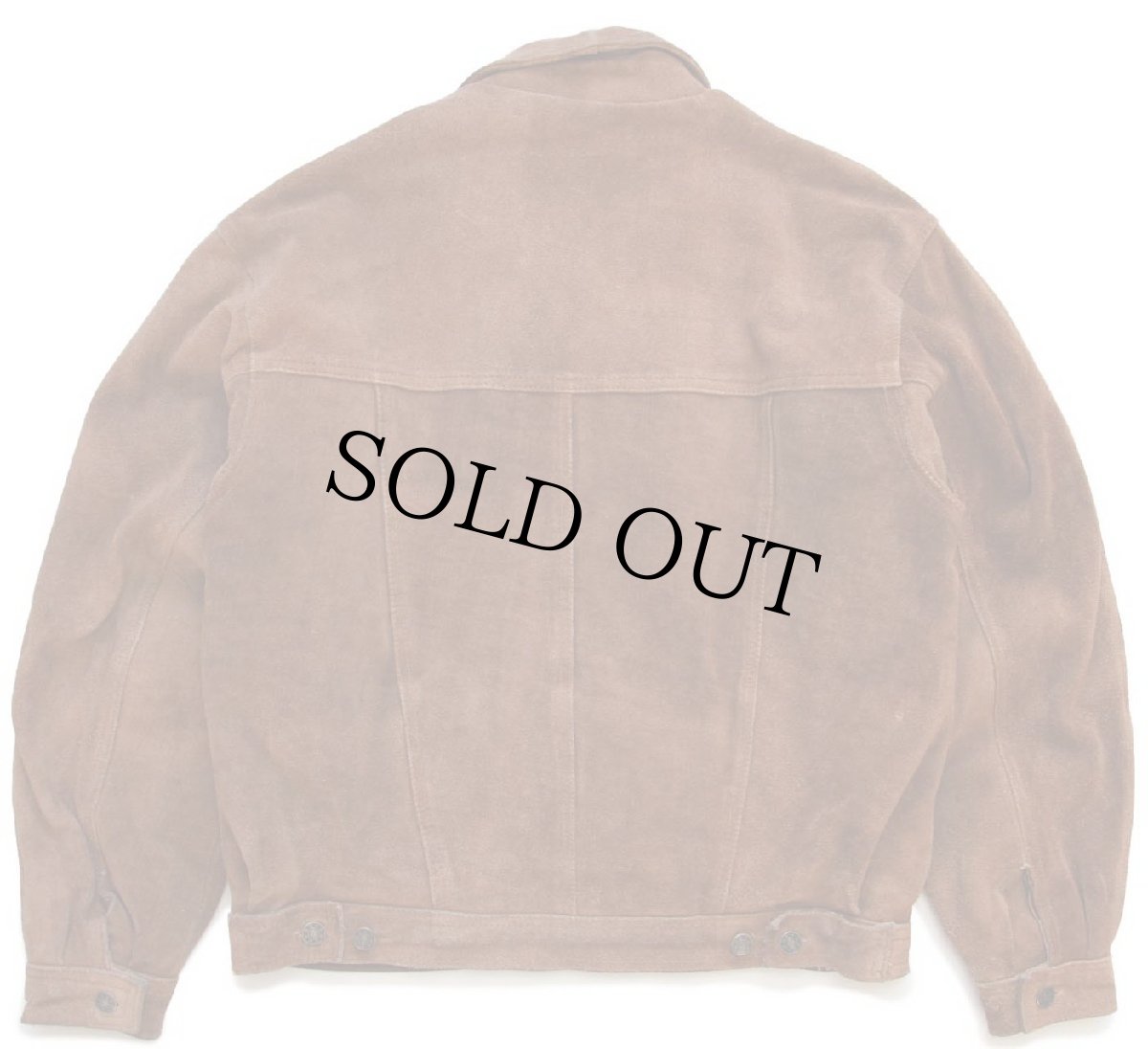 画像2: 90s NEXT サードタイプ キルティングライナー スエード レザージャケット 4ポケット 茶 (2)