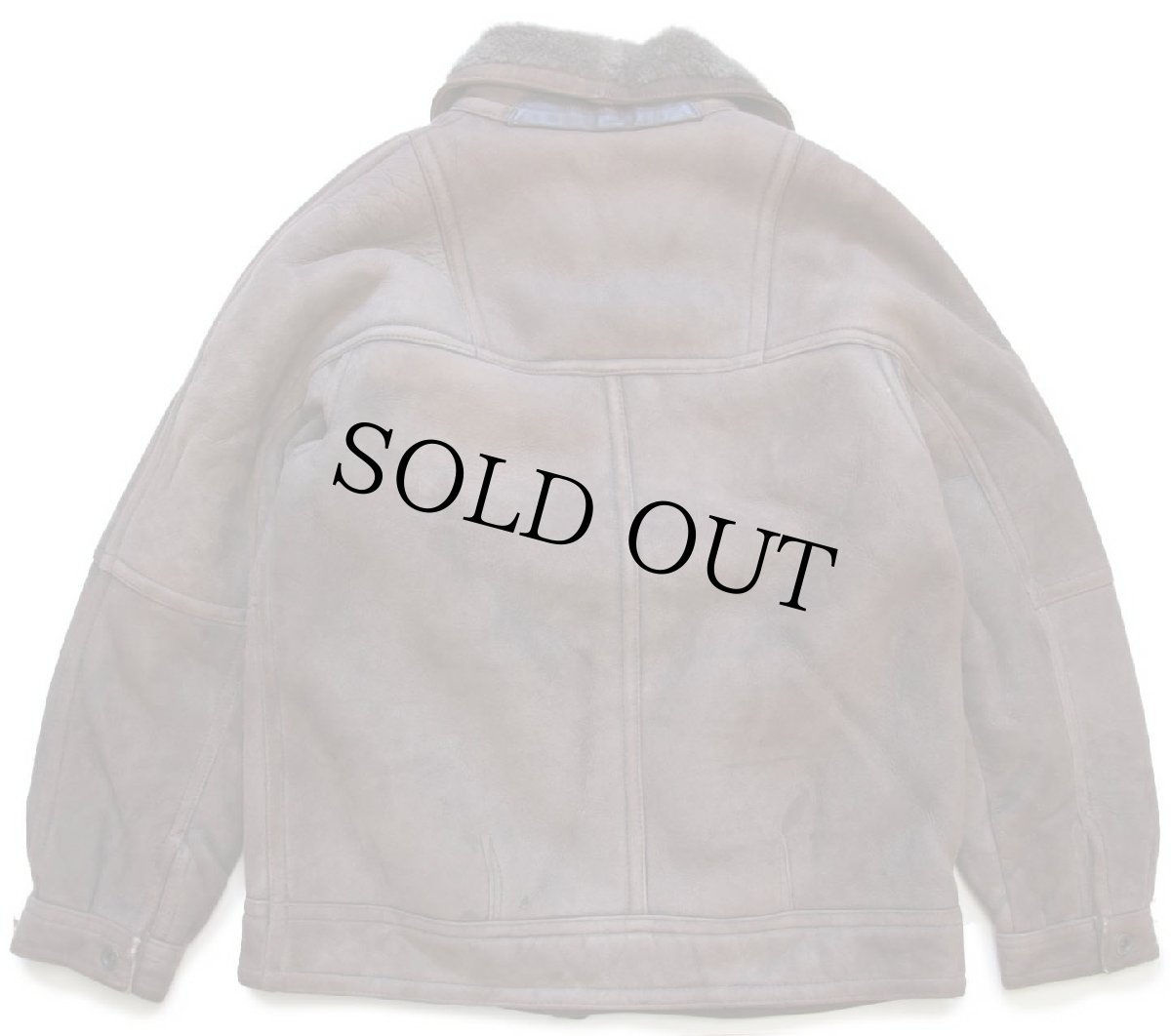 画像2: ELEGANT JOSEPH LEVY ラムスキン リアル ムートンジャケット ココア M (2)