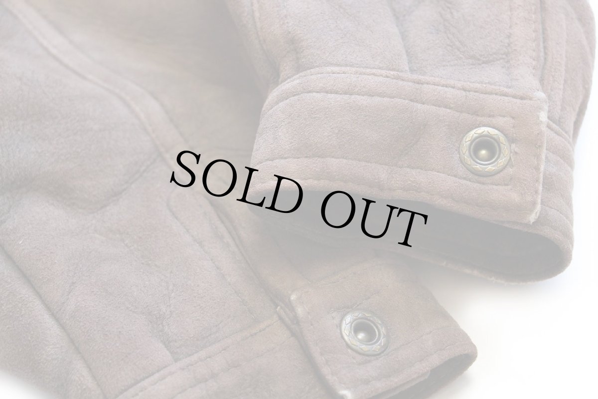 画像9: ELEGANT JOSEPH LEVY ラムスキン リアル ムートンジャケット ココア M (9)