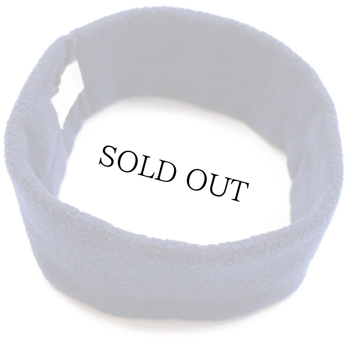 画像4: 90s USA製 EddieBauerエディーバウアー フリース ヘッドバンド 紺★ヘアバンド (4)