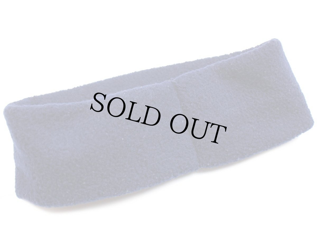 画像2: 90s USA製 EddieBauerエディーバウアー フリース ヘッドバンド 紺★ヘアバンド (2)