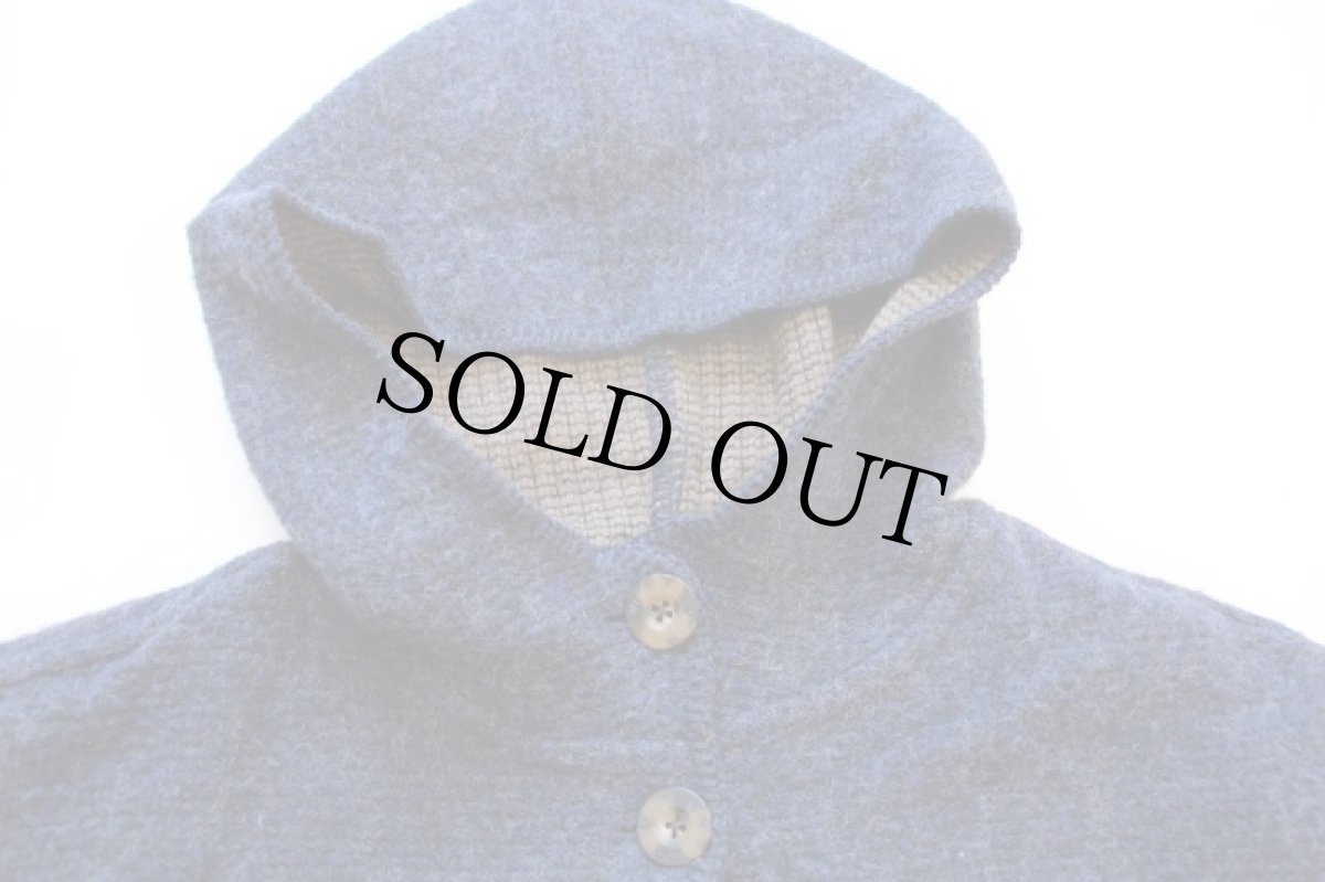 画像9: 00s WOOLRICH JOHN RICH AND BROS ウールリッチ 無地 リバーシブル ロング ウール ブランケット コート (9)